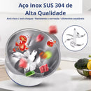 Moedor Elétrico Multiuso TurboChef Inox 5 em 1 + BRINDE: Dispenser Giratório Automático