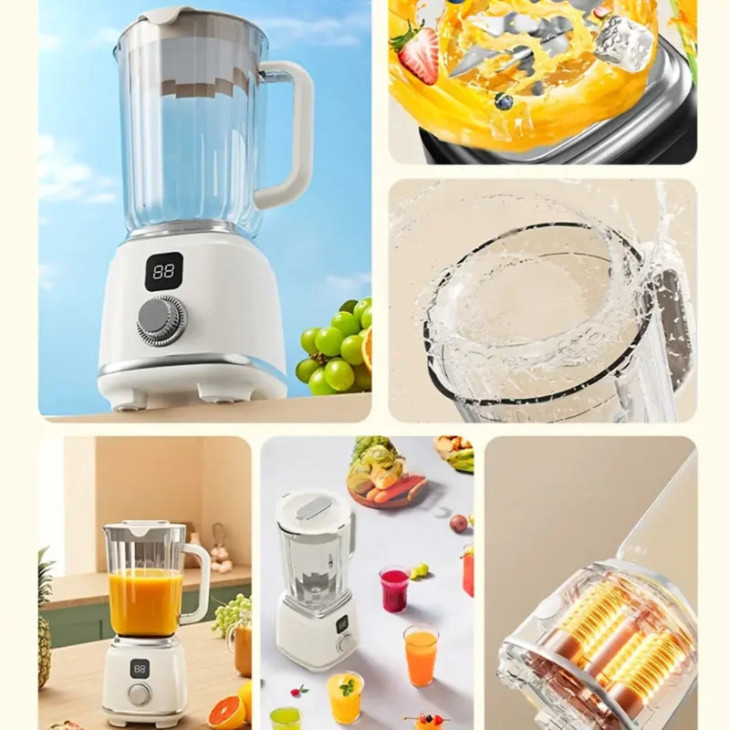 [Compre 1 Leve 2] Liquidificador Multiuso VivaMix Bivolt Com Jarra de Vidro + BRINDE: Porta Tempero Giratório com 20 Frascos